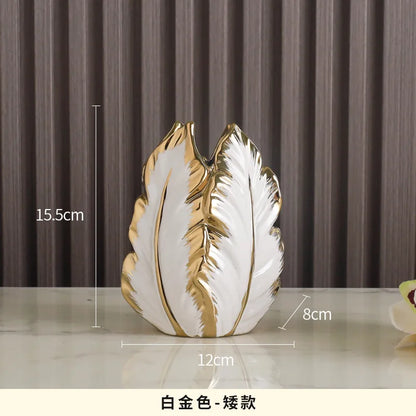 High End Leaf Vase