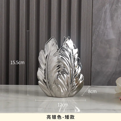 High End Leaf Vase