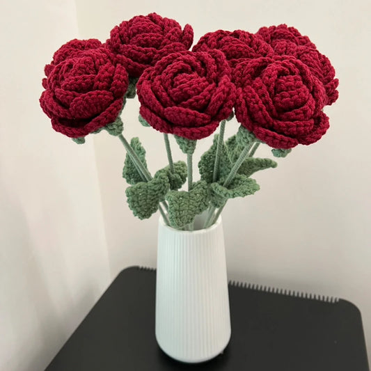 Knitted Rose