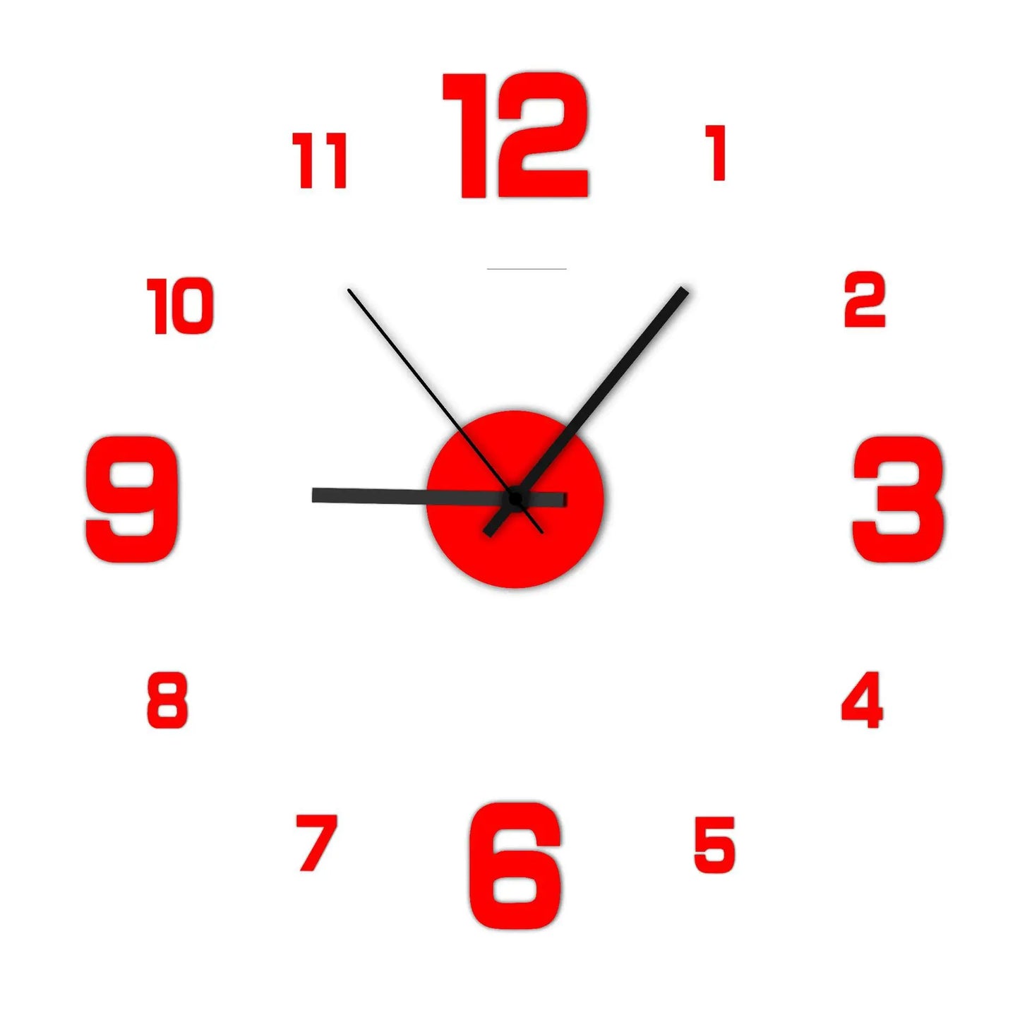 Frameless Wall Clock