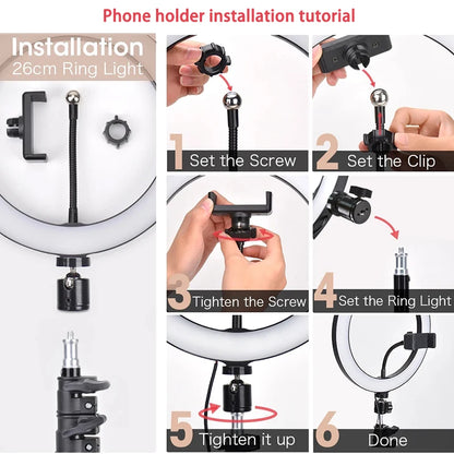 Selfie Ring Light with Phone Holder