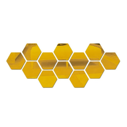 Hexagonal Mirror Stickers